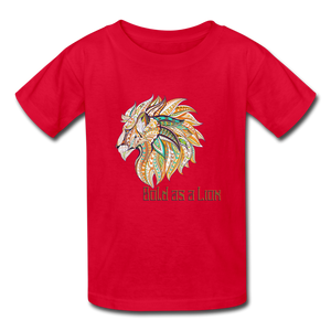 Bold as a Lion - Kids' T-Shirt - red