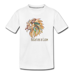 Bold as a Lion - Toddler Premium T-Shirt - white