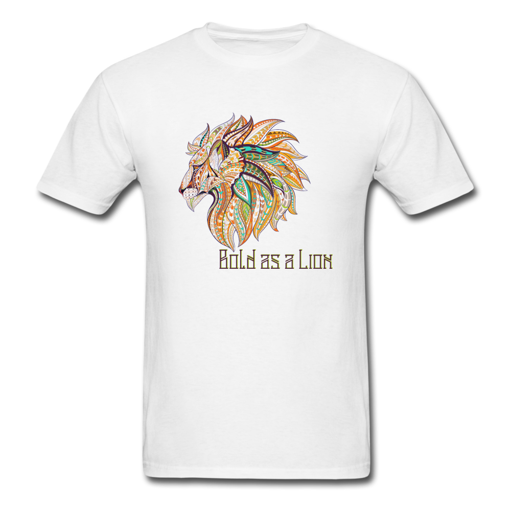 Bold as a Lion - Unisex Classic T-Shirt - white