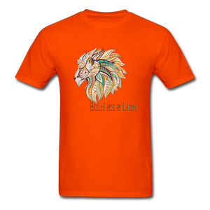 Bold as a Lion - Unisex Classic T-Shirt - orange