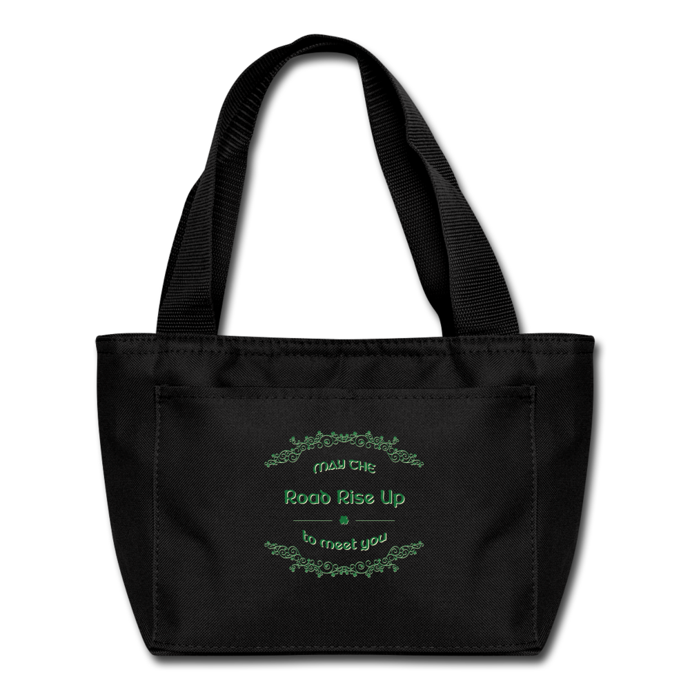 May the Road Rise Up to Meet You - Lunch Bag - black