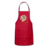 Bold as a Lion - Adjustable Apron - red