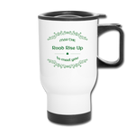 May the Road Rise Up to Meet You - Travel Mug - white