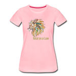 Bold as a Lion - Women’s Premium T-Shirt - pink