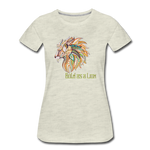 Bold as a Lion - Women’s Premium T-Shirt - heather oatmeal
