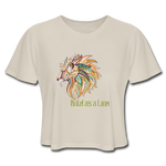 Bold as a Lion - Women's Cropped T-Shirt - dust