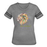 Bold as a Lion - Women’s Vintage Sport T-Shirt - heather gray/charcoal