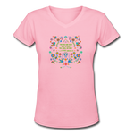 To Dust You Shall Return - Women's V-Neck T-Shirt - pink