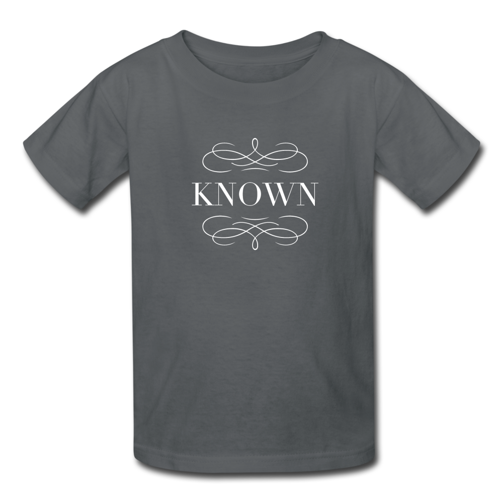Known - Kids' T-Shirt - charcoal
