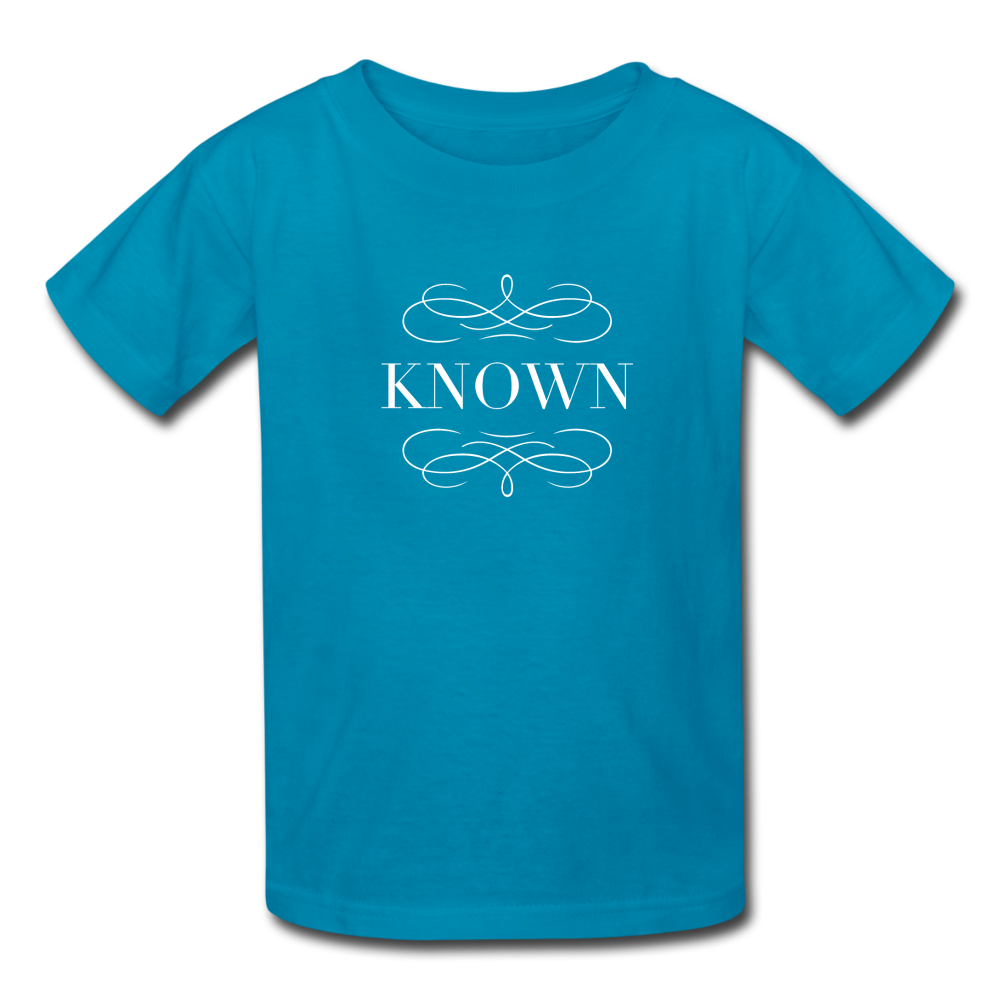 Known - Kids' T-Shirt - turquoise