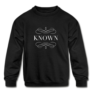 Known - Kids' Crewneck Sweatshirt - black