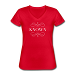 Known - Women's V-Neck T-Shirt - red
