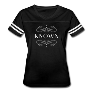 Known - Women’s Vintage Sport T-Shirt - black/white