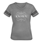Known - Women’s Vintage Sport T-Shirt - heather gray/charcoal
