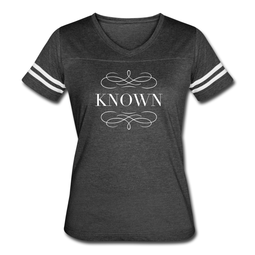 Known - Women’s Vintage Sport T-Shirt - vintage smoke/white