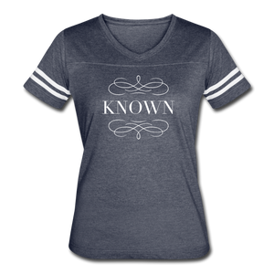 Known - Women’s Vintage Sport T-Shirt - vintage navy/white