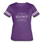 Known - Women’s Vintage Sport T-Shirt - vintage purple/white