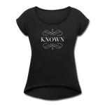 Known - Women's Roll Cuff T-Shirt - black