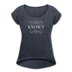 Known - Women's Roll Cuff T-Shirt - navy heather