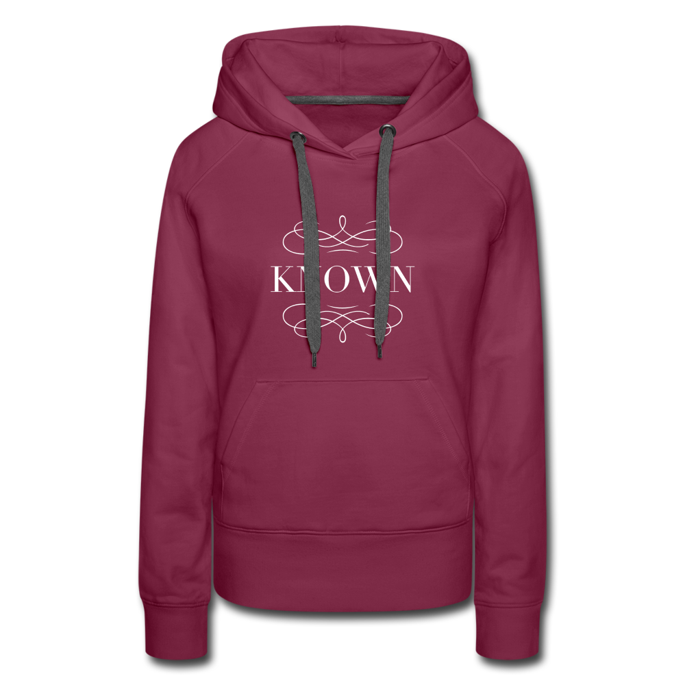 Known - Women’s Premium Hoodie - burgundy