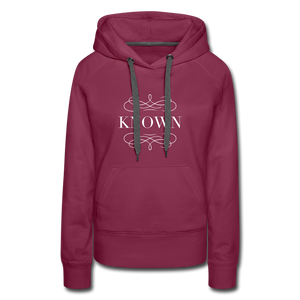 Known - Women’s Premium Hoodie - burgundy