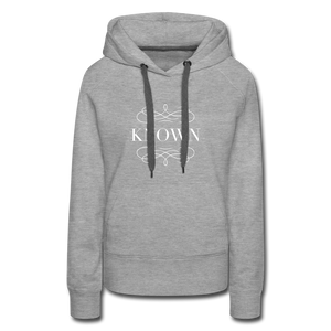 Known - Women’s Premium Hoodie - heather gray