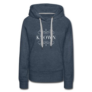 Known - Women’s Premium Hoodie - heather denim