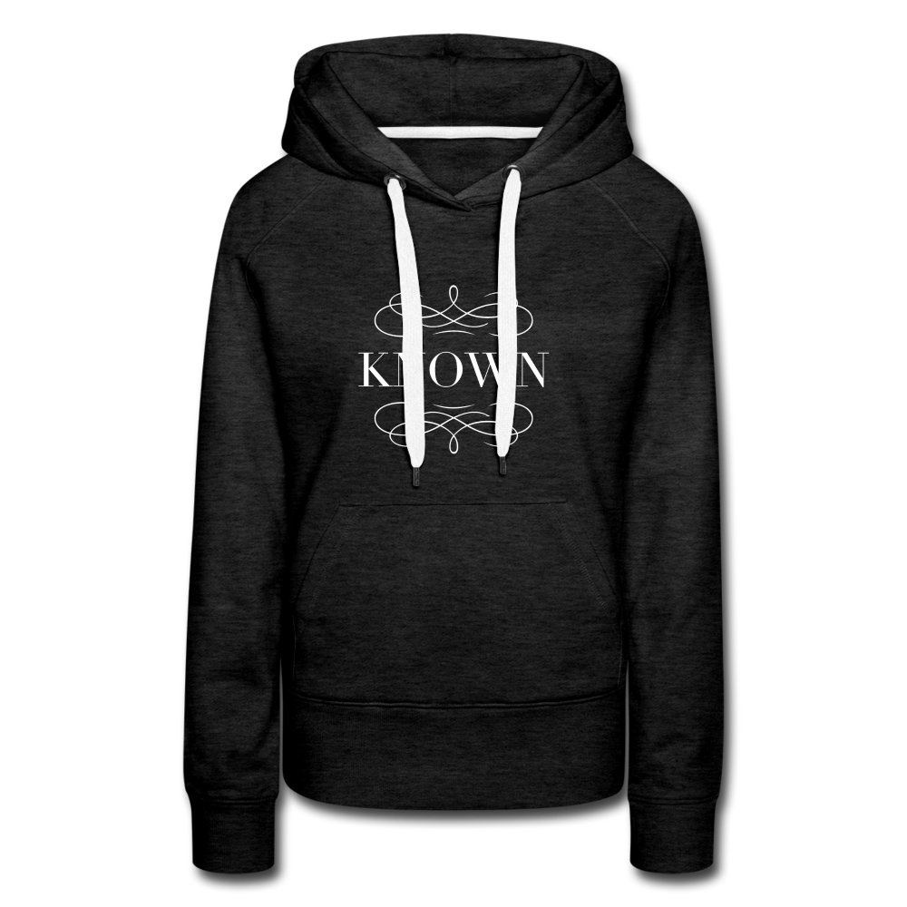 Known - Women’s Premium Hoodie - charcoal gray