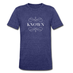 Known - Unisex Tri-Blend T-Shirt - heather indigo