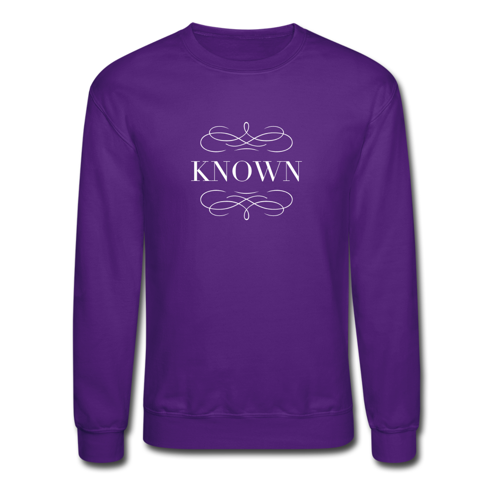 Known - Crewneck Sweatshirt - purple