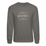 Known - Crewneck Sweatshirt - asphalt gray