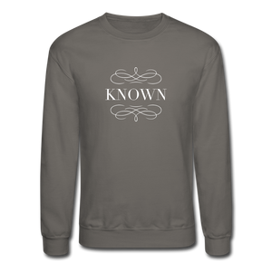 Known - Crewneck Sweatshirt - asphalt gray