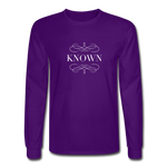 Known - Men's Long Sleeve T-Shirt - purple