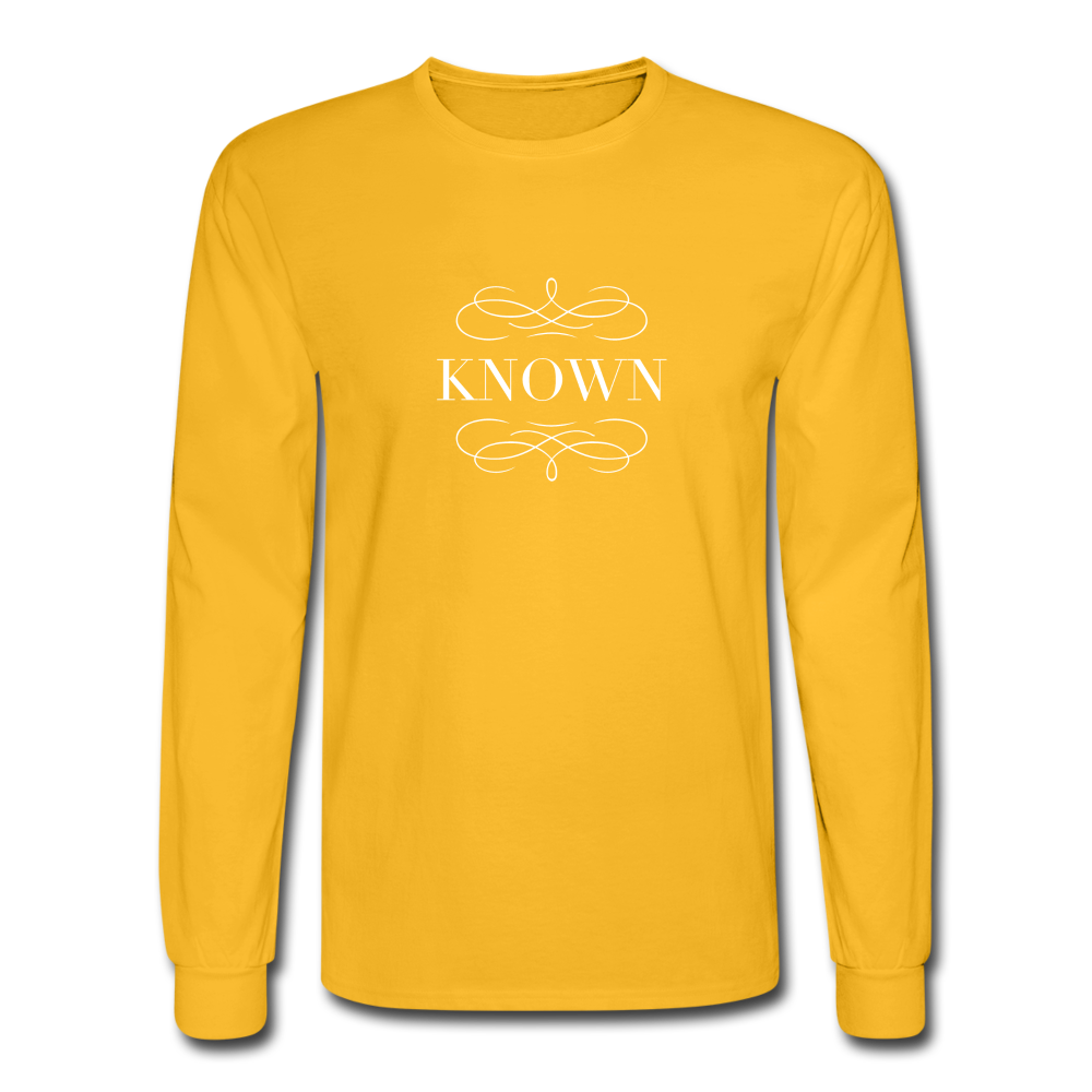 Known - Men's Long Sleeve T-Shirt - gold