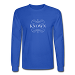 Known - Men's Long Sleeve T-Shirt - royal blue