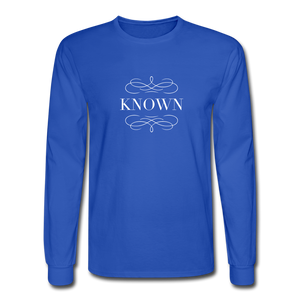 Known - Men's Long Sleeve T-Shirt - royal blue
