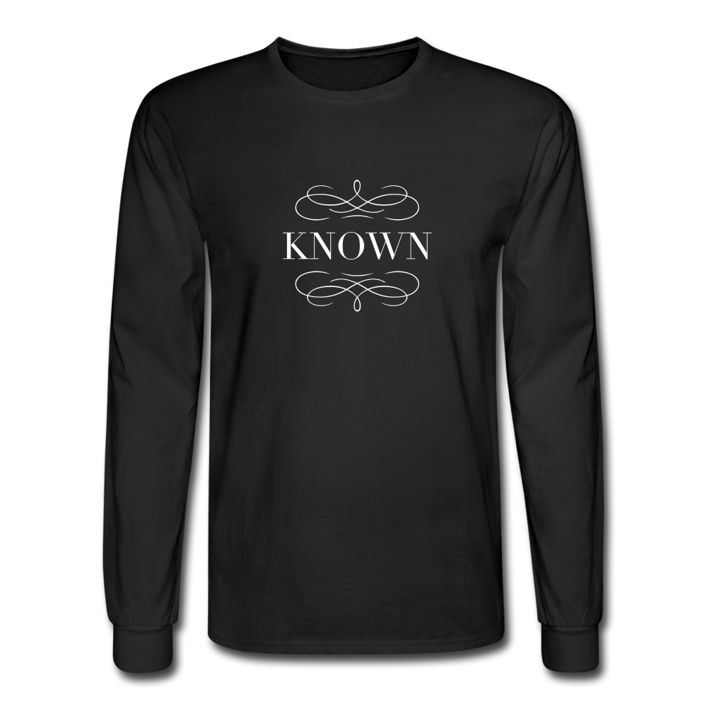 Known - Men's Long Sleeve T-Shirt - black