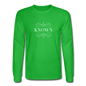 Known - Men's Long Sleeve T-Shirt - bright green