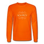 Known - Men's Long Sleeve T-Shirt - orange