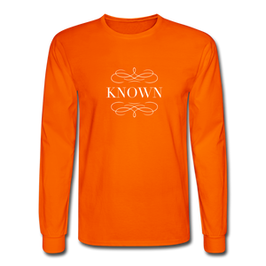 Known - Men's Long Sleeve T-Shirt - orange