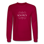 Known - Men's Long Sleeve T-Shirt - dark red
