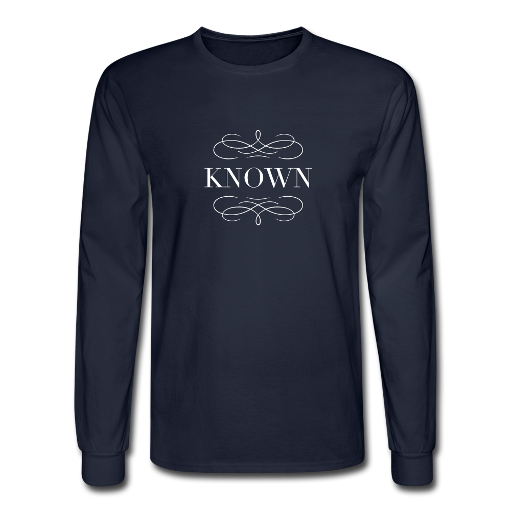 Known - Men's Long Sleeve T-Shirt - navy