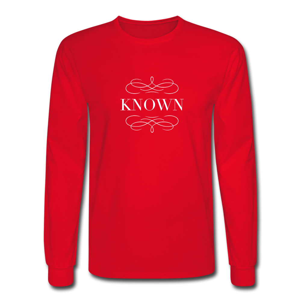 Known - Men's Long Sleeve T-Shirt - red