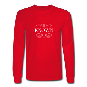 Known - Men's Long Sleeve T-Shirt - red