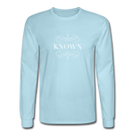 Known - Men's Long Sleeve T-Shirt - powder blue