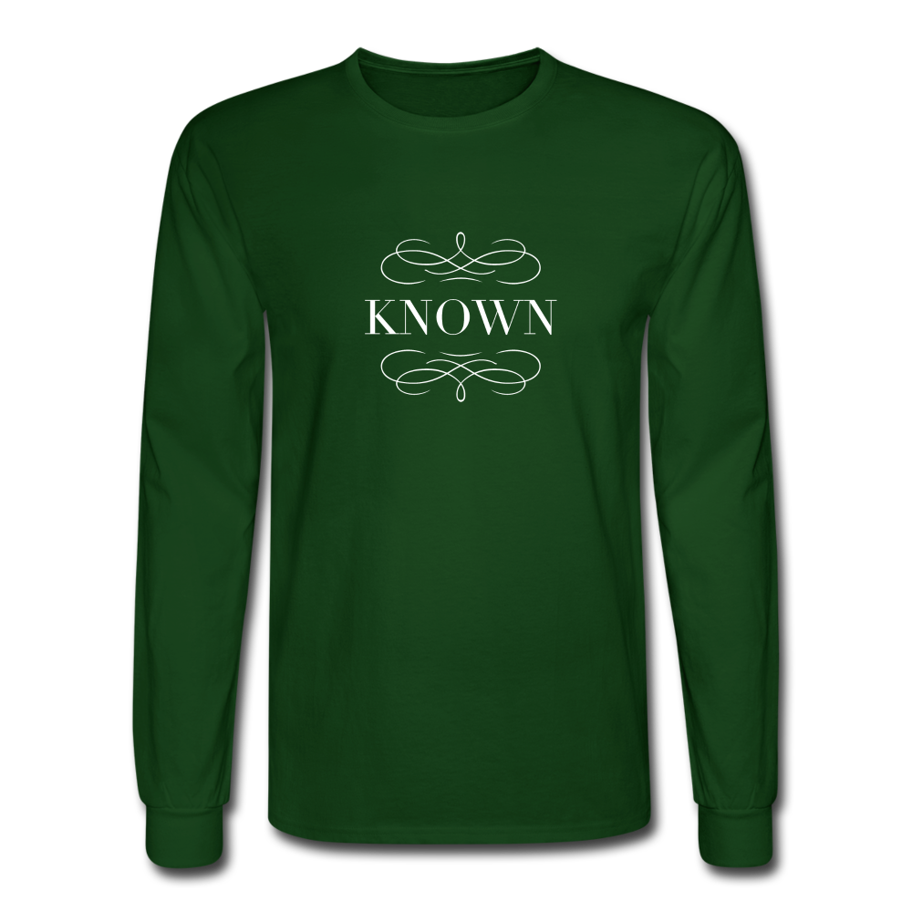 Known - Men's Long Sleeve T-Shirt - forest green