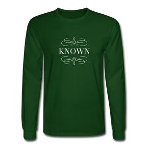 Known - Men's Long Sleeve T-Shirt - forest green