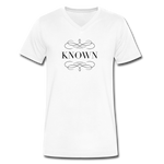 Known - Men's V-Neck T-Shirt - white