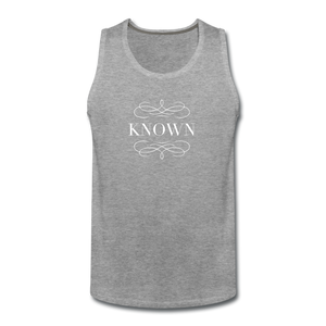 Known - Men’s Premium Tank - heather gray