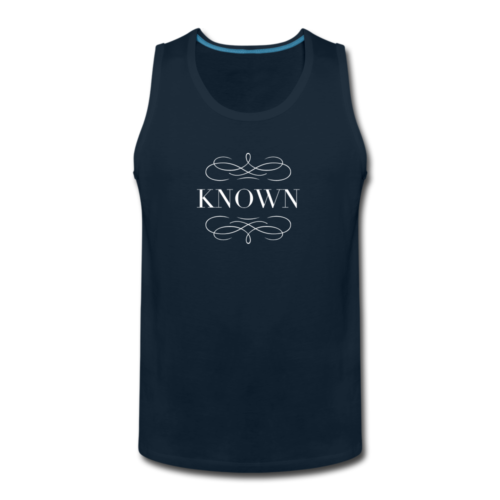 Known - Men’s Premium Tank - deep navy